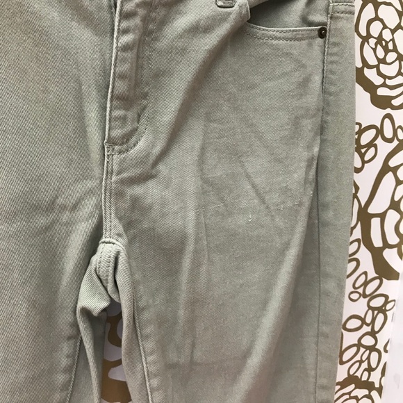 ✨ Michael Kors Light Green Skinny Stretch Jeans - Picture 4 of 8